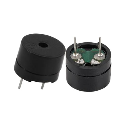 10PCS 12MMx8.5MM Passive Buzzer 12085 42R Resistance 3V-12V Common Use Mini Piezo Buzzers Kit 2 Terminals Active Electronic Alarm Long Continuous Beep Tone Alarm Ringer for Arduino - color: 10pcs 12MMx8.5MM