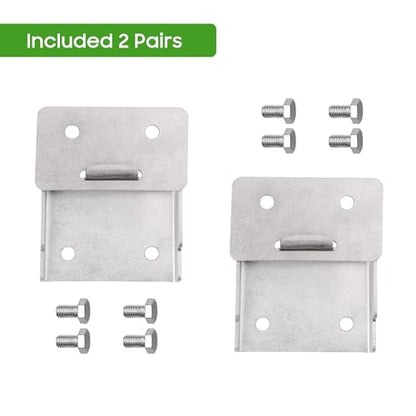 Golf Cart Seat Hinge Set for Yamaha G29 Drive, JW1-K8427-00 JW1-K8426-00 - style: For Yamaha G29