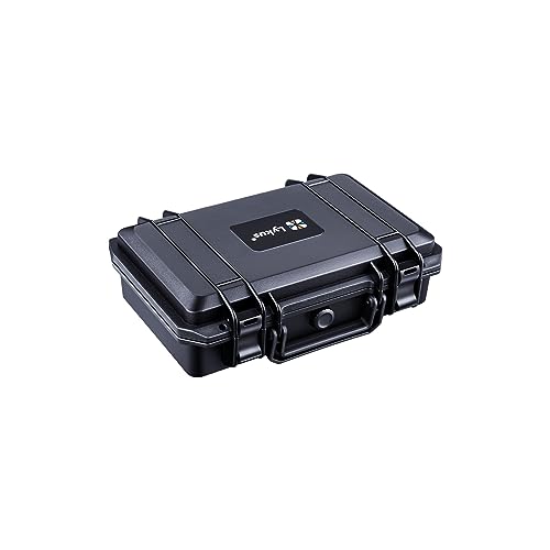 Lykus HC-2710 Waterproof Hard Case with Foam, Inner Size 9.88*5.24*2.6in - color: Black, size: HC-2710