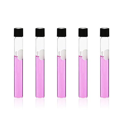 40pcs 15ml Serological Test Tubes with Black Bakelite Screw Caps - color: 40pcs of Vol.15ml with black screw caps