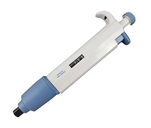 Variable Volume Single Channel Pipette, Adjustable Pipettor, 1000-5000 microliter (1-5mL) - size: 1000-5000ul
