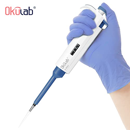Single-Channel Micropipette, 5-50μl, Manual Adjustable Mechanical Pipette, High-Accurate, Variable Volume, Autoclavable, TPMP50A1