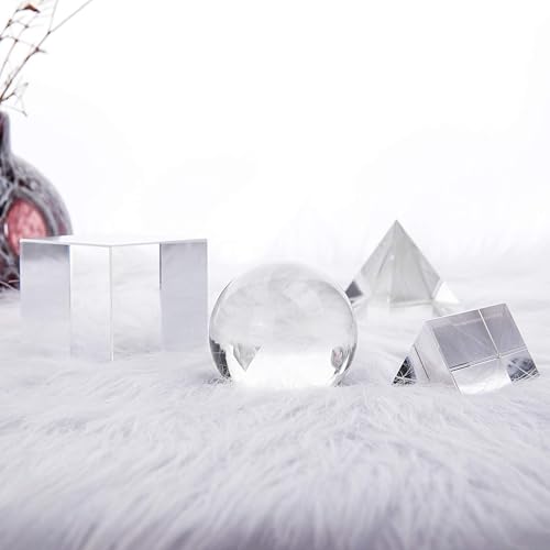 QFkris 4 Pack K9 Optical Crystal Photography Prism Set for Teaching