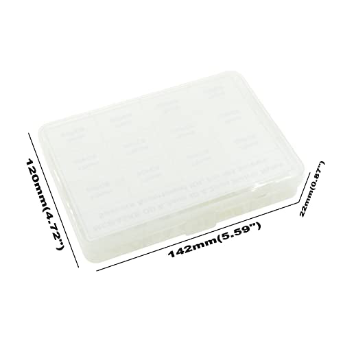 240PCS OD 6.3mm ID 4.2mm Nylon Round Unthreaded Spacers Standoffs Assortment Kit, Wall Plate spacers for m4 Screws,Clearance Spacers(White) - size: OD 6.3mm ID4.2mm