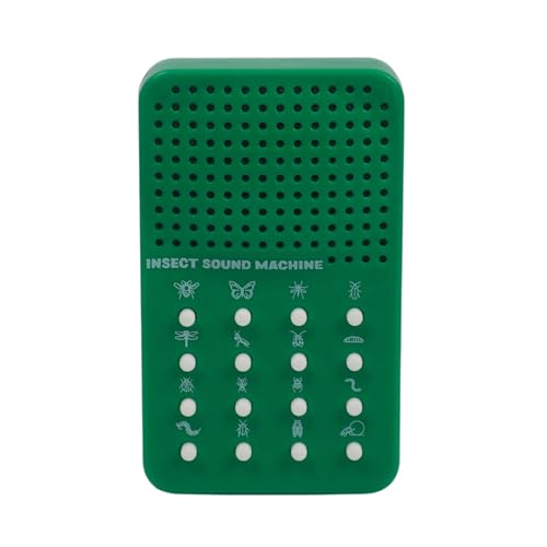 Insect Noisemaker with 16 Sounds, Buzzes, Cricket Chirps, Hisses - Portable Bug Electronic Sound - Insect Themed Sound Effects Board for Kids, Birthday Noise Maker Toy Gift Insectos De Juguete