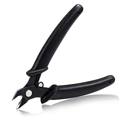 SPEEDWOX Electronic Cutters - Flush Cut Wire Cutters, 5 Inch Diagonal Side Cutting Pliers, Mini Shear, French Spring, Precision Fine Pliers for Jewelry Making - size: 5" French Spring