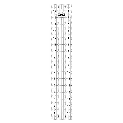 Mr. Pen- Sewing Ruler, 3 x17 Inch, Acrylic Quilting & Cutting Ruler, Non-Slip, Sewing Supplies