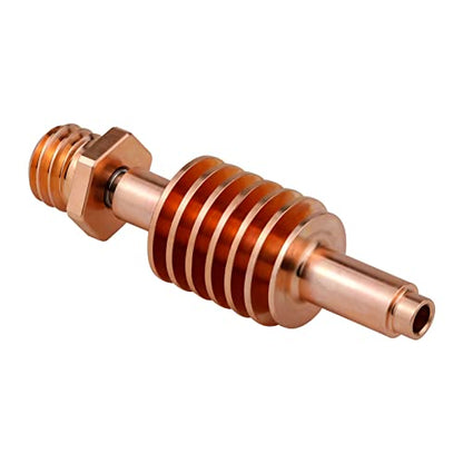 Upgrade Dragon Hotend V2 Heatbreak Core Titanium Copper Standard Flow Feeding Tube Repair Parts High Temperature Compatible with Voron Prusa MK3 3D Printer Phaetus Dragon New SF V2.0 (SF heatbreak) - style: SF heatbreak