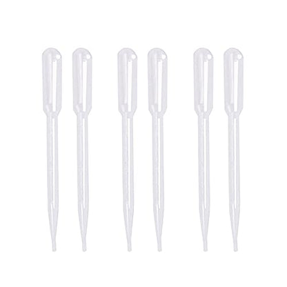 Yesallwas Transparent 5ml 30pcs Disposable Polyethylene Plastic Dropper Transfer Pipettes - size: 5ml 30pcs