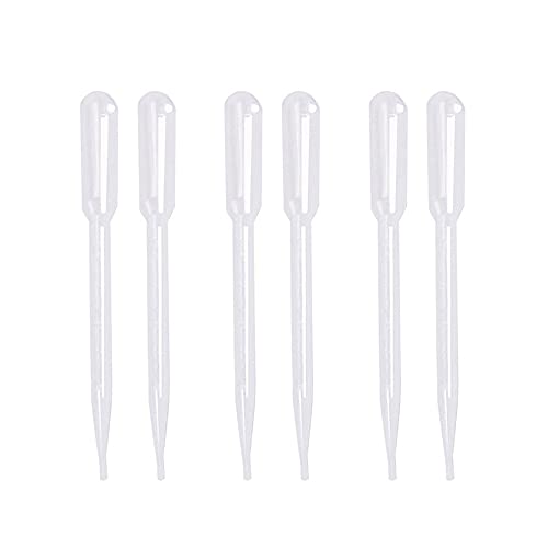 Yesallwas Transparent 5ml 30pcs Disposable Polyethylene Plastic Dropper Transfer Pipettes - size: 5ml 30pcs