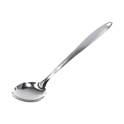 Chef Craft 10230 1-Piece Stainless Steel Solid Spoon,13-Inch - style: Solid Spoon