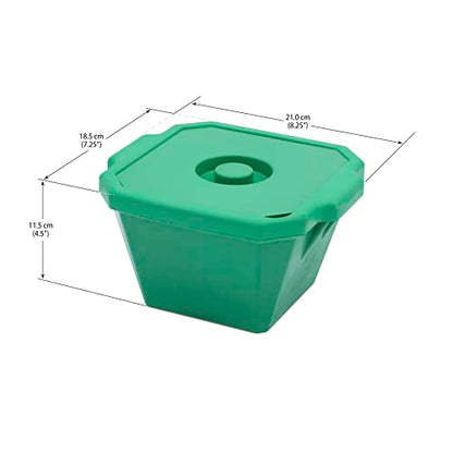 SP BEL-ART Magic Touch 2 HIGH Performance Green ICE PAN; 1.0 Liter Mini Model, with LID (M16807-1104) - color: Green, size: 1 L Pan