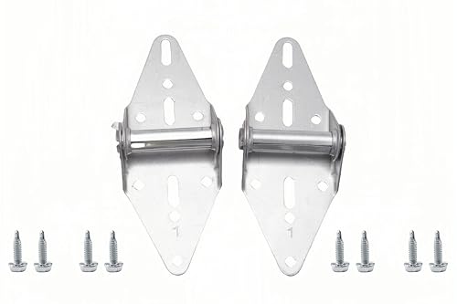 Garage Door Hinges #1 with Mounting Bolts 2 Packs+8Screws