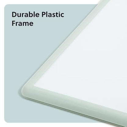 U Brands Dry Erase Whiteboard, 11" x 14", Small Whiteboard, Green Frame - color: Sage Green