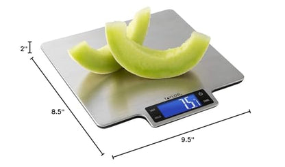 Taylor 22lb Ultra-Precise Digital Stainless Steel Household Kitchen Scale, One, Silver - size: 22 LB