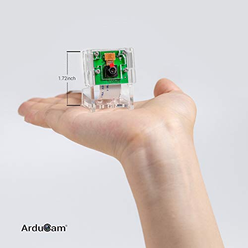 Arducam for Raspberry Pi Camera Module with Case, 5MP 1080P for Raspberry Pi 5, 4, 3/3B+ and More - size: OV5647 camera module+case