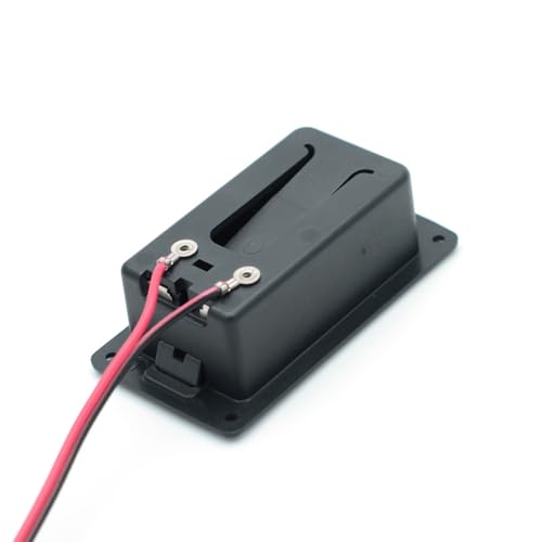 9 Volt Battery Box with Switch Leads Battery Box Suitable for Pickups and Violins - size: 72x38.5x23mm