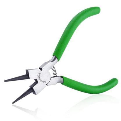 SPEEDWOX 4.5" Mini Round Nose Pliers, Thin Jaw Wire Looping for Jewelry - style: Round Nose Pliers