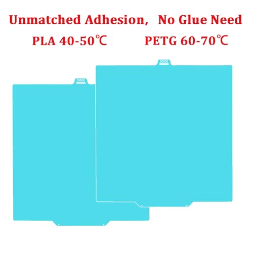 PEI Build Plate for QIDI Q2/Q2 Combo 3D Printer, 280x280mm Double-Sided Textured Spring Steel Sheet with Excellent Adhesion - size: QIDI Q2-280mm*280mm