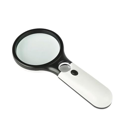 Magnifying Glass with Light, Portable Handheld Reading Magnifier