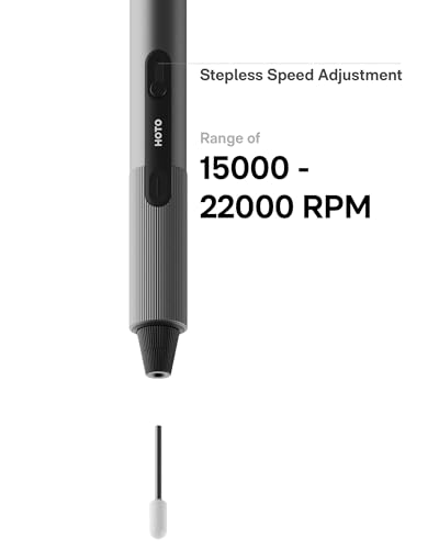 HOTO SNAPBLOQ™ R-A04 Mini Rotary Tool Kit, Brushless Engraving Pen