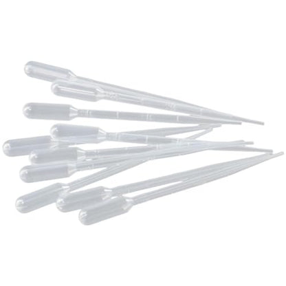 100Pcs Transfer Graduated Pipettes, Clear 2ml Liquid Dropper, Eye Dropper Set, Plastic Dropping Pipettes for Essential Oils, Science and Lab