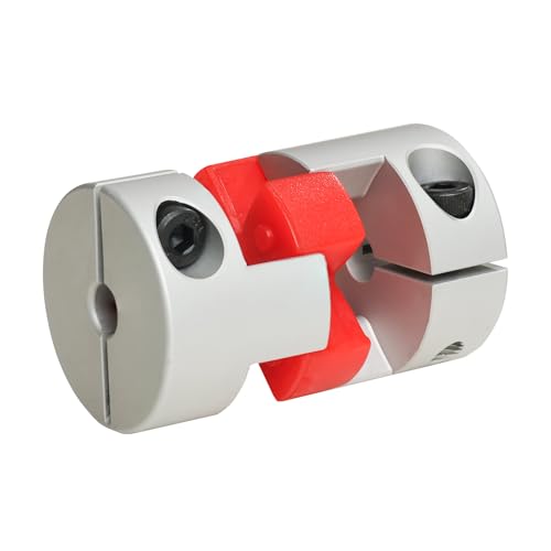 Flexible Shaft Coupling OD 20mm Length 25mm Bore 08mm, Aluminum Alloy Anodized Coupler for Precision Motion Control and Servo Motors - size: 08mm-08mm