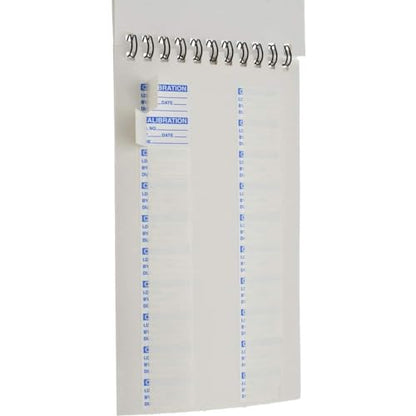 SPI 14-010-3 Clear-Cover Calibration Labels: 1" x 5/8", Blue Print (140 Count Labels) - color: Blue