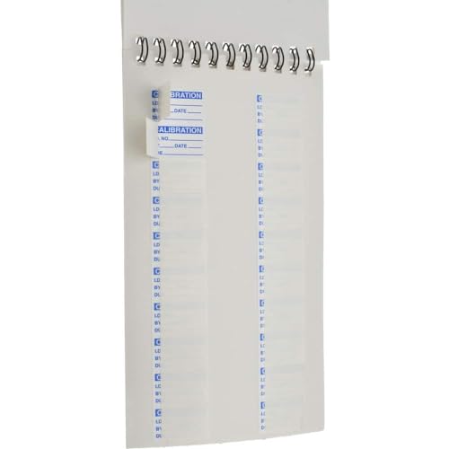 SPI 14-010-3 Clear-Cover Calibration Labels: 1" x 5/8", Blue Print (140 Count Labels) - color: Blue