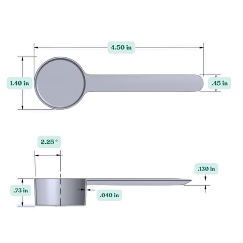 1 Tablespoon (1/2 Oz. | 3 Teaspoon | 14.8 mL) Long Handle Plastic Measuring Spoon for Coffee, Protein Powder, Spices, Grains, Dry Goods – Food-Grade BPA-Free (Pack of 25) - size: 14.8 mL | 1 Tablespoon | 1/2 Oz.