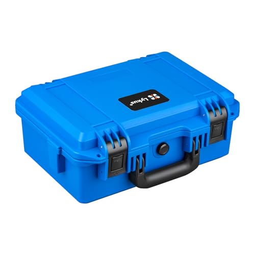 Lykus HC-3310 Waterproof Hard Case with Foam, Inner Size 11.73*7.17*4.53in - color: Blue, size: HC-3310
