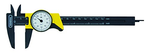General Tools 145 6-Inch Plastic Dial Caliper, Thousandths Reading - style: Plastic Dial Caliper