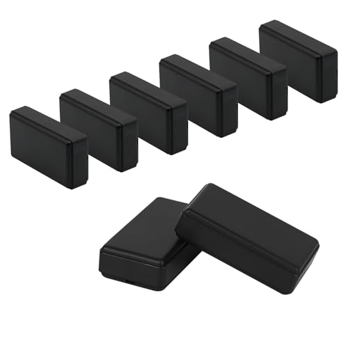 Project Box 8 Pieces Electrical Box Small Junction Box ABS Plastic Enclosure Power Electronic Case Black 1.97" x 1.10" x 0.59"(50 x 28 x 15mm) - color: Black, size: 1.97" x 1.10" x 0.59"