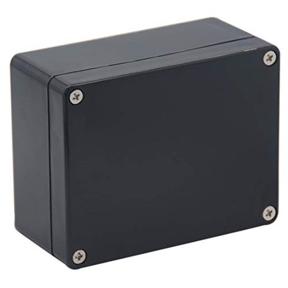 Junction box, Raculety Electrical Project Case Power Junction Box, Project Box Black (4.53"x3.54"x2.17") - color: Black, size: 4.53"x3.54"x2.17"