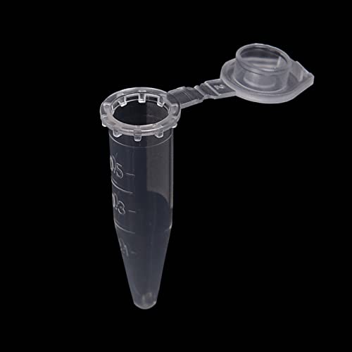 0.5ml 1000 Pcs Microcentrifuge Tubes with Snap Cap Polypropylene - size: 0.5ml-1000pcs