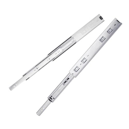 Rok Hardware 20" Heavy Duty Full Extension Ball Bearing Drawer Slides, 200 lb Capacity, Side Mount Drawer Runners with Quick Release, Self Closing Drawer Slides for Cabinets -HDS20-200 - size: 20 Inch