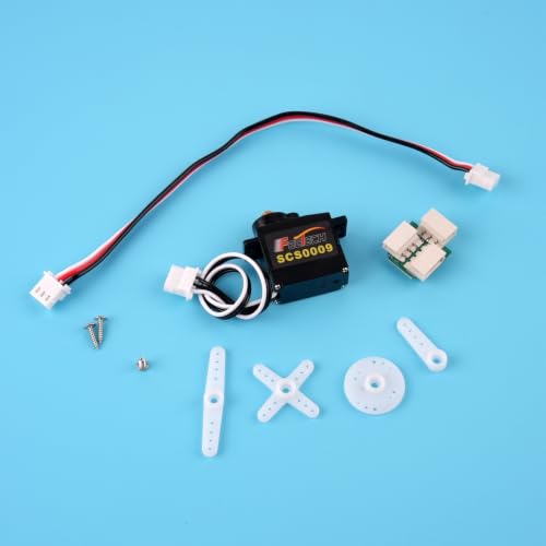 SCS0009 6V 2.3kg Serial Bus Servo Metal Gear 300 Degree Core Motor Single Axis TTL Control Servo for Robot Joints DIY Projects - style: Single Axis