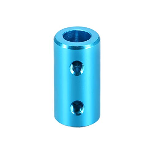 6mm to 6mm Bore Rigid Coupling Set Screw L20XD10 Aluminum Alloy,Shaft Coupler Connector,Motor Accessories,Light Blue