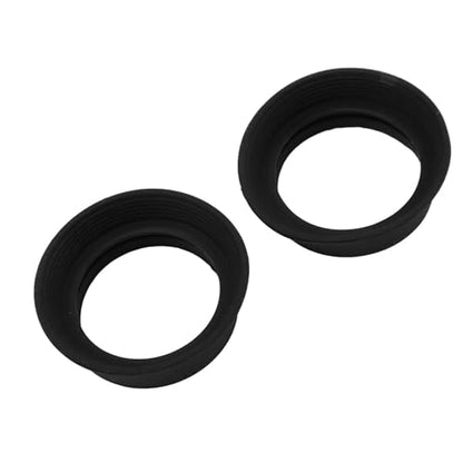 2Pcs Eyepiece Eye Cups, Eyepiece Cover Guards Foldable Soft Rubber Binocular Microscope Eyepiece Eye Guards for 28-32mm Microscope Monocular Binocular Eyepiece