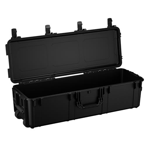 Condition 1 45" Empty Waterproof Hard Case with Wheels, Black - style: Empty Case