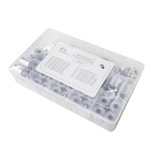 Aluminum Spacer Standoff Bushing Assortment Kit 1" OD x 3/8" ID (102 pcs)