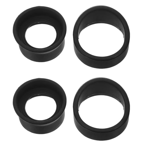 KALLORY 4PCS Microscope Rubber Eyecup Replacement Binocular Eyepiece Covers