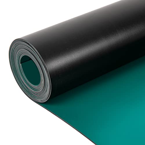 Large ESD Anti-Static Mat, ESD High Temperature Rubber Table Mat 118" x 23", Electrostatic Discharge Protection for Circuit Phone PC Tablet Repair