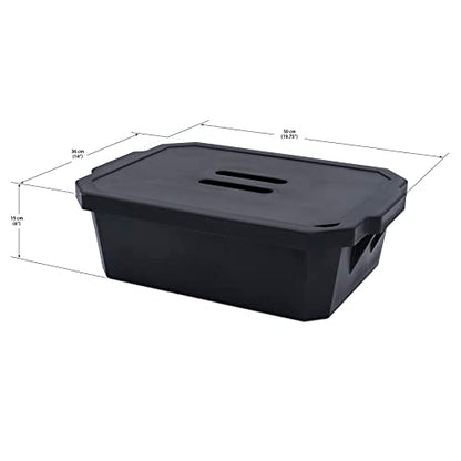 SP BEL-ART Magic Touch 2 HIGH Performance Black ICE PAN; 9.0 Liter Maxi Model, with LID (M16807-9102) - color: Black, size: 9 L Pan