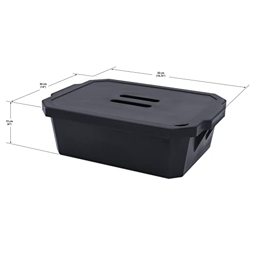 SP BEL-ART Magic Touch 2 HIGH Performance Black ICE PAN; 9.0 Liter Maxi Model, with LID (M16807-9102) - color: Black, size: 9 L Pan