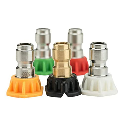Kärcher - Universal 15° Spray Nozzle - For Gas Power Pressure Washers - 4000 PSI - Quick-Connect (Pack of 2) - size: 5 Count (Pack of 2)