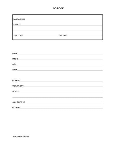 BookFactory Multipurpose Log Book, Green, Hardbound, 96 Pages - color: Green, size: 96 Pages