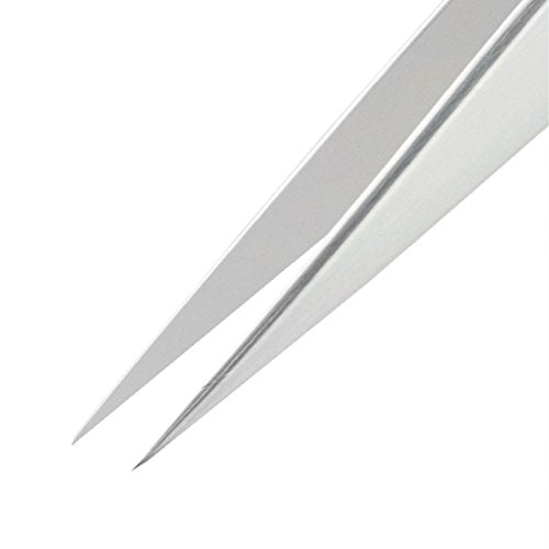 ENGINEER 125mm Titanium Precision Tweezers (AA) Made in Japan, Anti-magnetic, Rust-proof, Lightweight. PTN-01 - style: Standard type: 4.9 inches (125 mm)