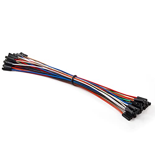 Chanzon 40pcs 20cm Female to Female Header Jumper Wire Dupont Cable Line - color: (3) Female to Female (40pcs), size: 20CM