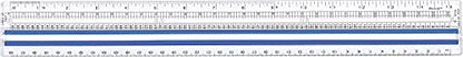 Westcott Data Processing Magnifying Ruler, Center Magnifier for One-Line Reading, Back-to-School, School Supplies, Classroom Supplies, 15-Inch